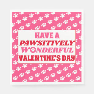 Haben Sie einen wunderschönen Valentinstag Serviette