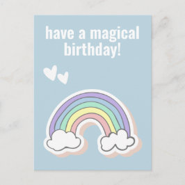 Haben Sie einen zauberhaften Geburtstag, Niedliche Postkarte