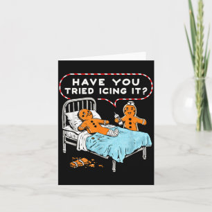 Haben Sie es mit Eiscreme probiert, Gingerbread Nu Karte