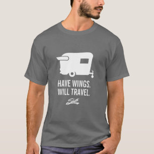 Haben Sie Flügel reist - Shasta Wohnwagenanhänge T-Shirt