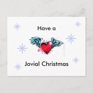 "Haben Sie fröhliches Weihnachts" Postkarte