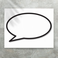 HABEN SIE GESAGT! Comic Book Speech Bubble