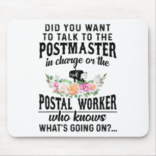 Haben Sie Gewollt, mit dem Postmeister zu sprechen Mousepad