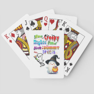 Haben Sie gruselige Nächte voller leckerer Leckere Spielkarten