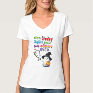 Haben Sie gruselige Nächte voller leckerer Leckere T-Shirt