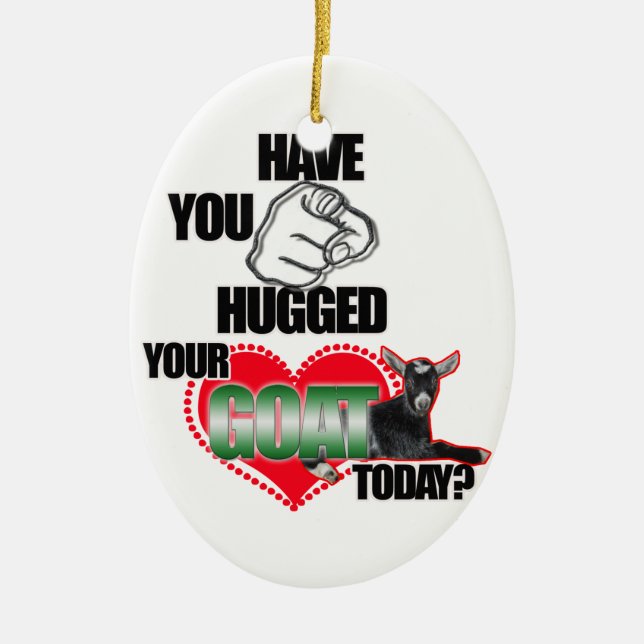 HABEN SIE HEUTE UMARMT IHRER KERAMIK ORNAMENT (Vorne)