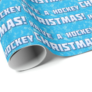 Haben Sie Hockey Weihnachtsgeschenke Wrapping Pape Geschenkpapier