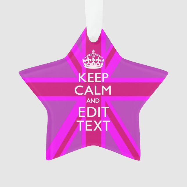 Haben Sie Ihren Behalten Text auf rosa Ummantelung Ornament (Vorderseite)