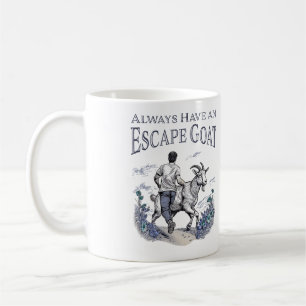 Haben Sie immer eine Fluchtziege (leichtere Gegens Kaffeetasse