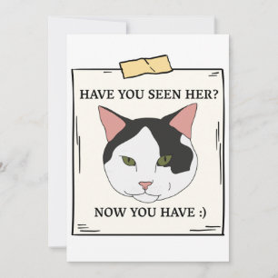 Haben Sie Katze jetzt Gewollt? Einladung