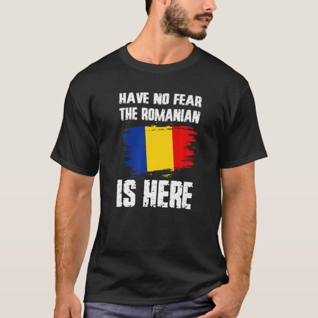 Haben Sie keine Angst, der Rumäne ist hier Rumänie T-Shirt (Vorderseite)