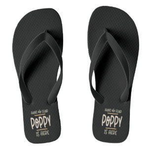 Haben Sie keine Angst Mohn ist hier - Vater und Op Flip Flops