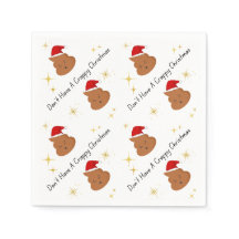 Haben Sie keine verrückten Weihnachten Napkins