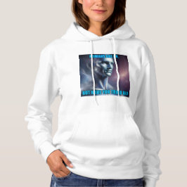 Haben Sie KI ausprobiert - Frauen Langarmshirt Wei Hoodie