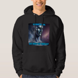Haben Sie KI ausprobiert - schwarzes Herren-Hoodie Hoodie