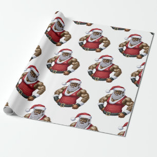 Haben Sie Melanin Weihnachten Schwarzer Weihnachts Geschenkpapier