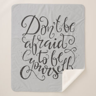 Haben Sie nicht Angst, zu sein sich Sherpadecke