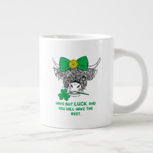 Haben Sie nur Glück, und Sie werden die Erholung h Jumbo-Tasse
