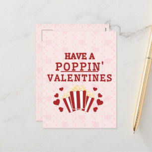 Haben Sie Poppin Valentine Feiertagspostkarte