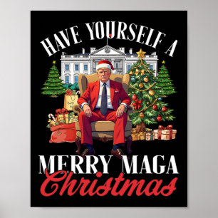 Haben Sie sich ein frohes Mega-Weihnachtsmann-Weih Poster