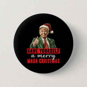 Haben Sie sich ein frohes Weihnachtsfest Trump Chr Button