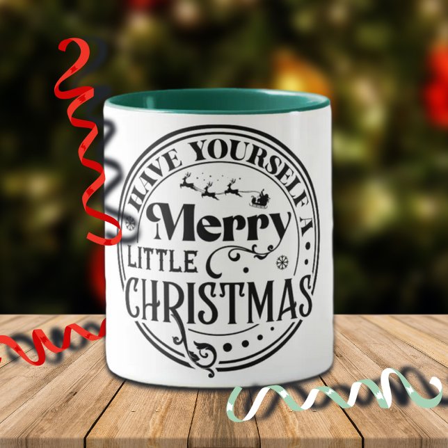 Haben Sie sich ein fröhliches kleines Weihnachtsfe Tasse (Von Creator hochgeladen)