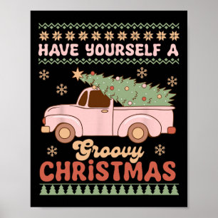 Haben Sie sich ein großartiges Weihnachtsfest vor Poster