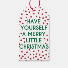 Haben Sie sich ein lustiges kleines Weihnachtsgesc Geschenkanhänger
