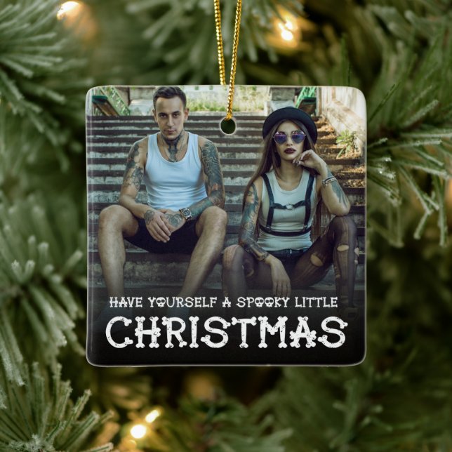 Haben Sie sich ein wunderbares kleines Weihnachtsf Keramikornament (Baum)