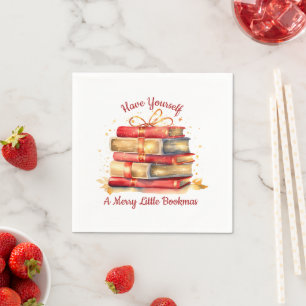Haben Sie sich eine lustige kleine Bookmas, buchen Serviette