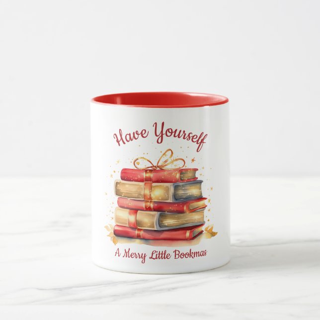 Haben Sie sich eine lustige kleine Bookmas? Tasse (Zentrum)