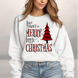 Haben Sie sich einen fröhlichen kleinen Karierten  Sweatshirt