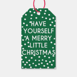 Haben Sie sich einen fröhlichen kleinen Weihnachts Geschenkanhänger