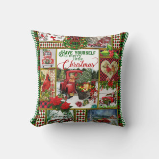 Haben Sie sich einen fröhlichen kleinen Weihnachts Kissen