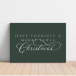 Haben Sie sich einen fröhlichen Weihnachtsurlaub a Künstlicher Leinwanddruck<br><div class="desc">Jeden Tag fügen wir neue Designs hinzu!</div>
