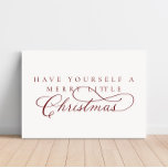 Haben Sie sich einen fröhlichen Weihnachtsurlaub a Künstlicher Leinwanddruck<br><div class="desc">Jeden Tag fügen wir neue Designs hinzu!</div>