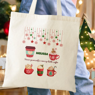 Haben Sie sich einen lustigen kleinen Kaffee? Tragetasche