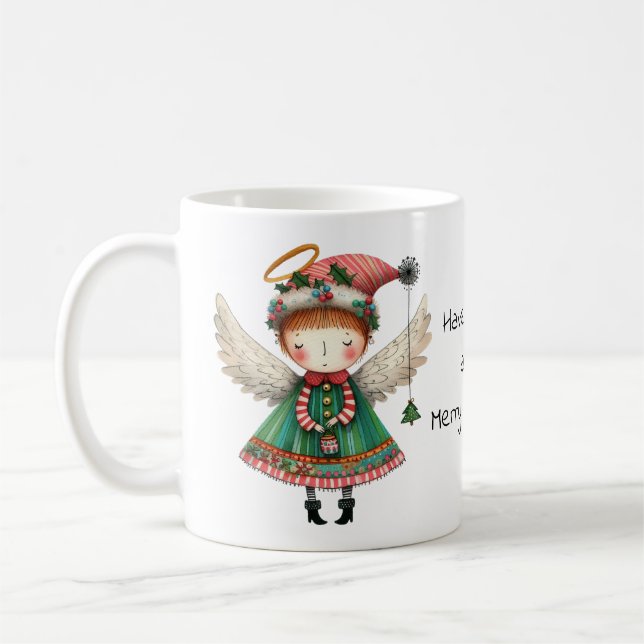 Haben Sie sich einen sehr frohen Weihnachtsgel? Kaffeetasse (Links)