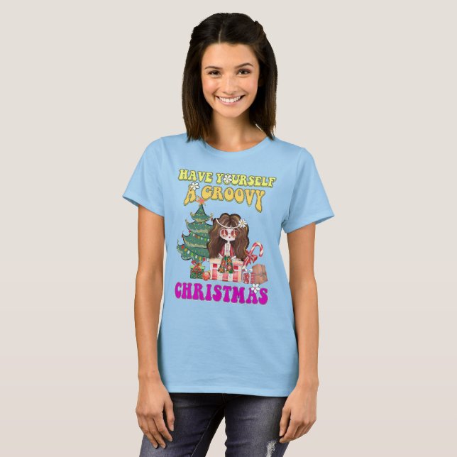 HABEN SIE SICH SELBST EINE GROSSE CHRISTMAS im Sti T-Shirt (Vorne ganz)