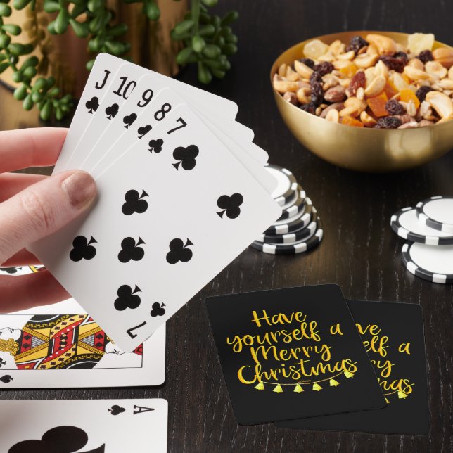 HABEN SIE SICH SELBST EINE KLEINE KRISTMAS SPIELKARTEN (In Situ)