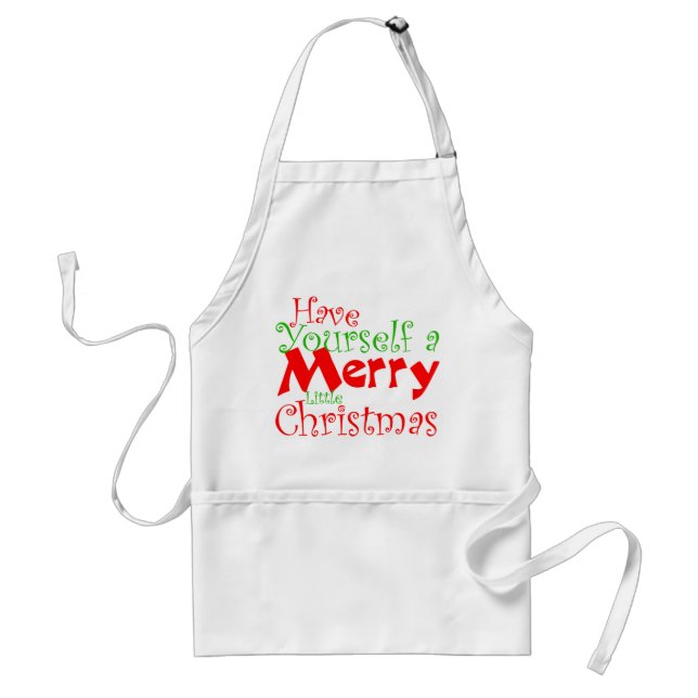 Haben Sie Spaß an der Weihnachtsferien-Schürze Schürze (Vorne)