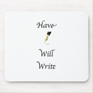 Haben Sie Stift schreibt Mousepad