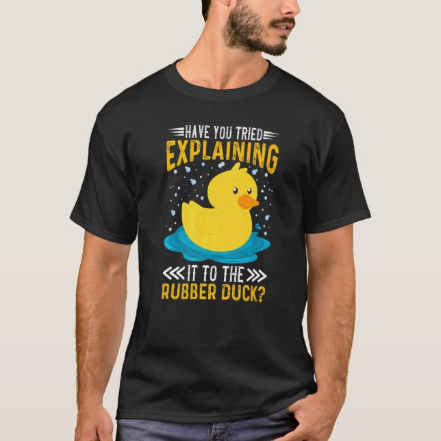 Haben Sie versucht, es der Gummiherde zu erklären T-Shirt (Vorderseite)