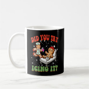 Haben Sie versucht, es lustig Weihnachts-Krankensc Kaffeetasse
