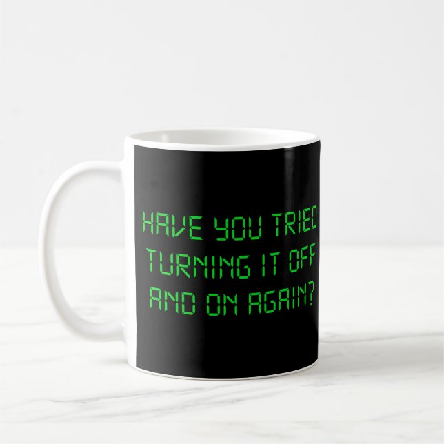 Haben Sie versucht, es mit Unterbrechungen zu Kaffeetasse (Links)
