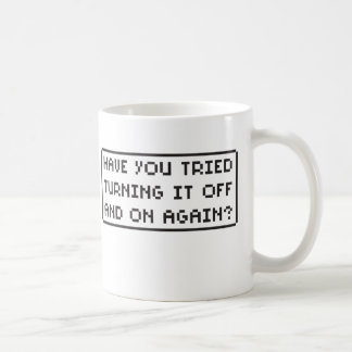 Haben Sie versucht, es mit Unterbrechungen zu Kaffeetasse