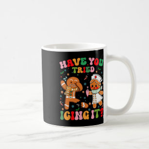 Haben Sie versucht, es Weihnachten Lebkuchen Weihn Kaffeetasse