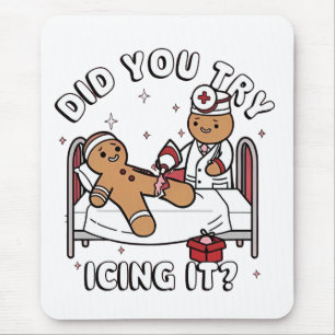 Haben Sie versucht, es zu sinken Lebkuchen nähren  Mousepad