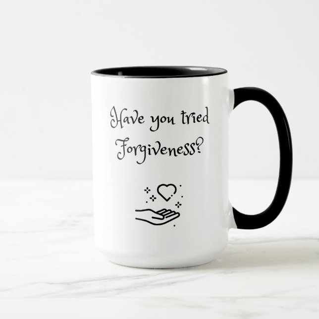 Haben Sie versucht, Verzeihung Tasse (Rechts)