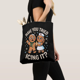 Haben Sie Weihnachts-Gingerbread-Weihnachten glasi Tasche